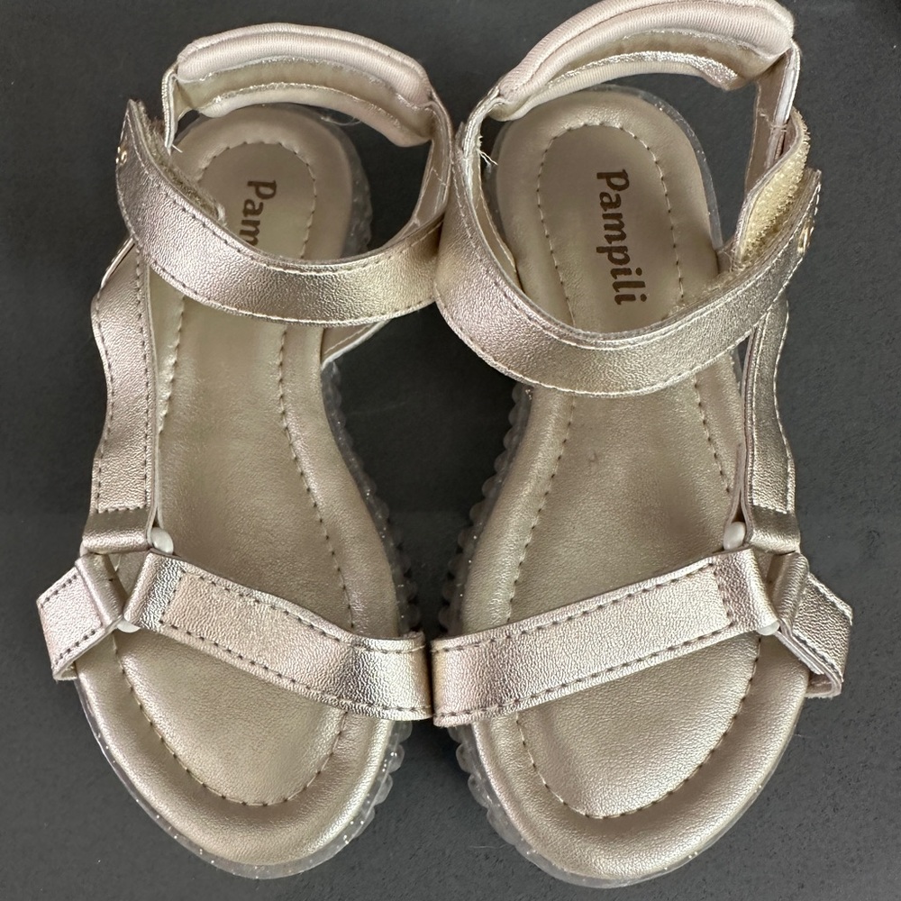 New leather toddler girl sandals